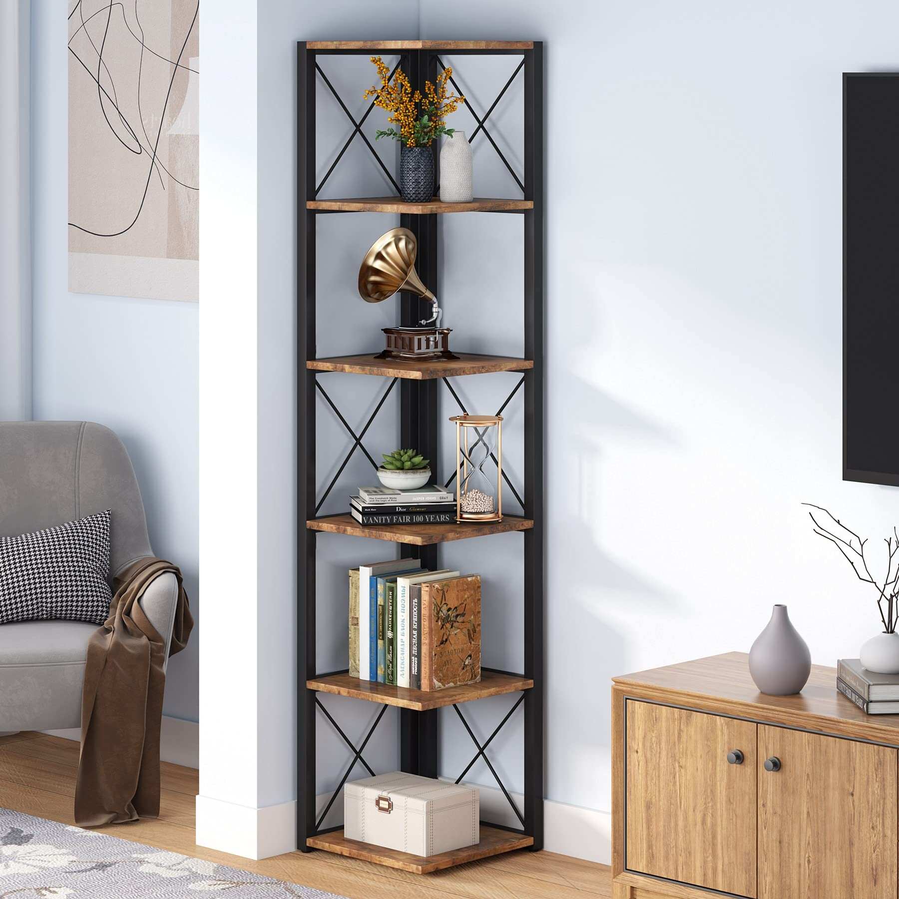 Plinth Bookcase Storage Organizer Rack - waseeh.com