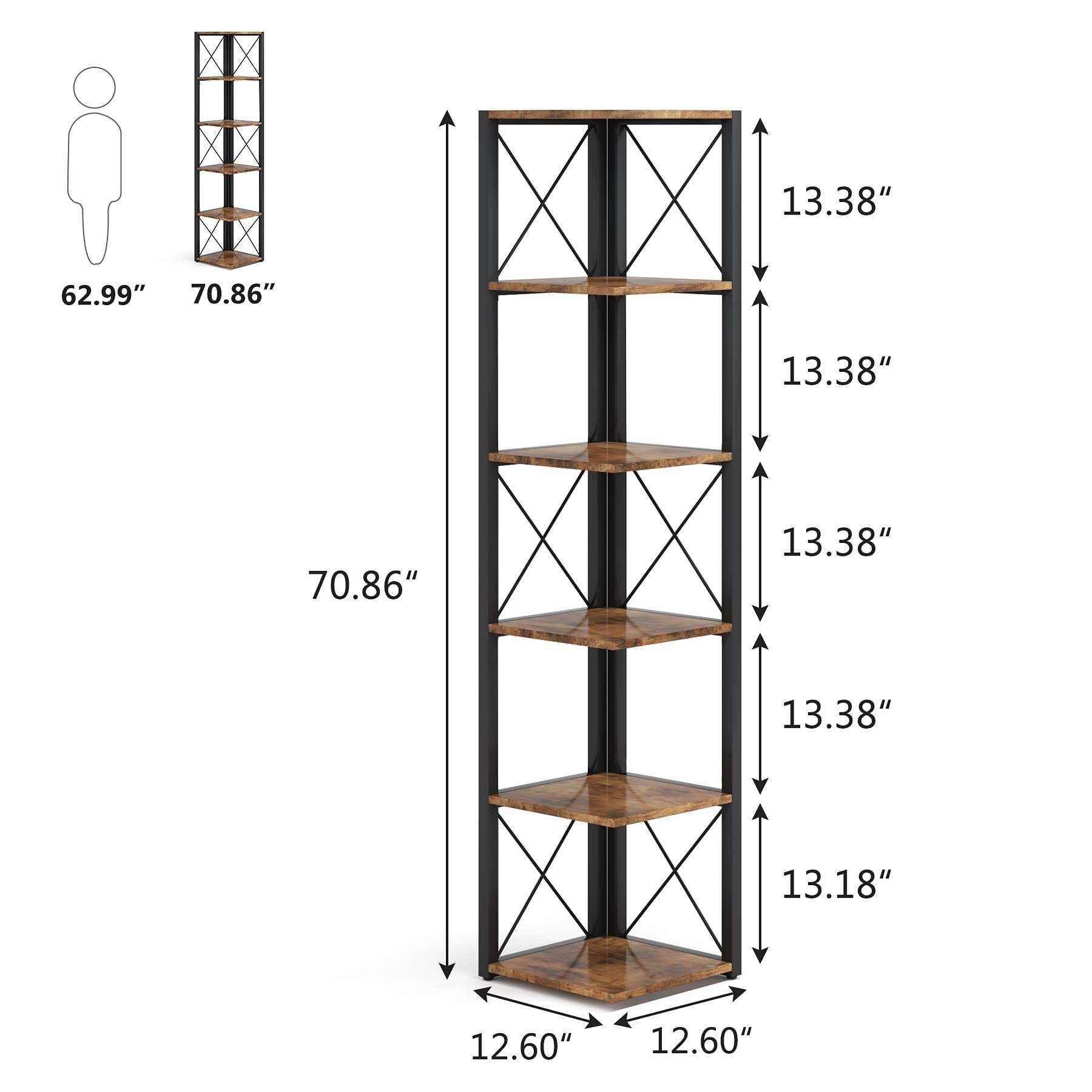 Plinth Bookcase Storage Organizer Rack - waseeh.com