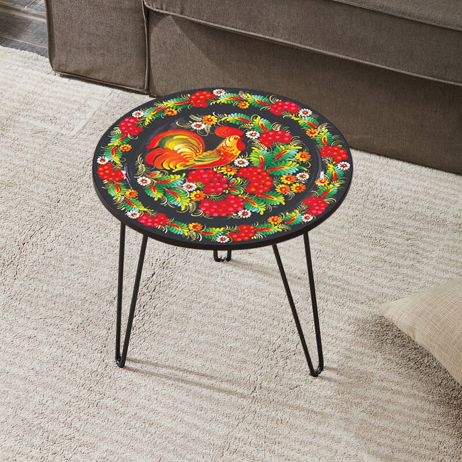 The Roosters Hairpin Table