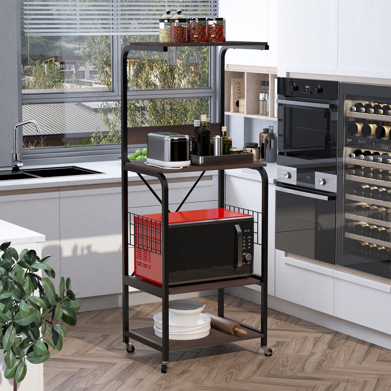 Wallen Baker's Kitchen Organizer Trolley Decor Rack - waseeh.com