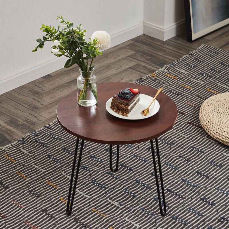 Sumptuous Wooden Top with Hairpin Legs