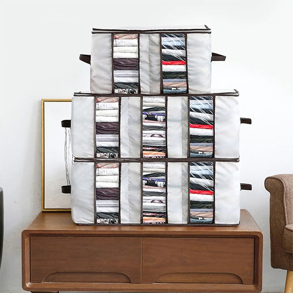 Oxford Clothes Storage Bag Pack of 3