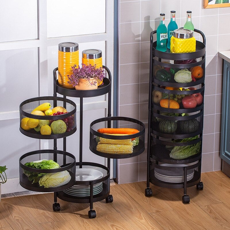 Parfait Rotating Trolley (Round) - waseeh.com