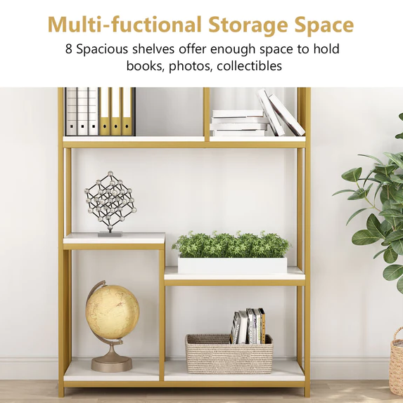 Auriferous Living Drawing Room Bookcase Shelve Organizer Rack Decor - waseeh.com
