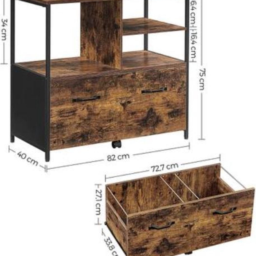Bookfield Cabinet Home Office Bookcase Organizer Rack Stand - waseeh.com