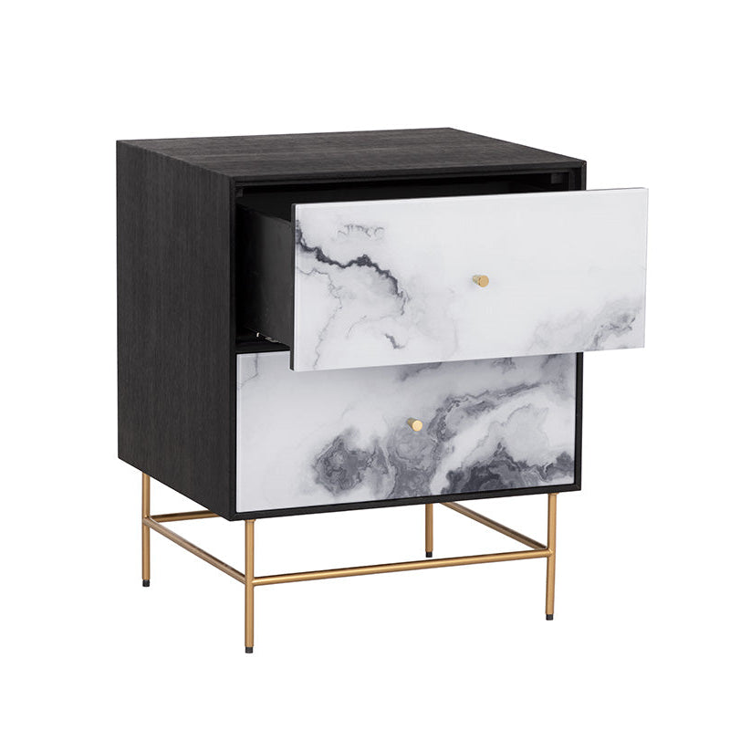 Cordero Nightstand Lounge Bedroom Side Table - waseeh.com