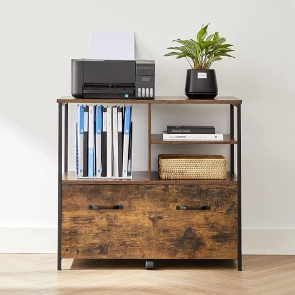 Bookfield Cabinet Home Office Bookcase Organizer Rack Stand - waseeh.com