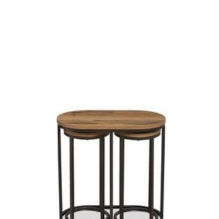 Round Nesting Living Lounge Bedroom Side Tables (Set of 3) - waseeh.com