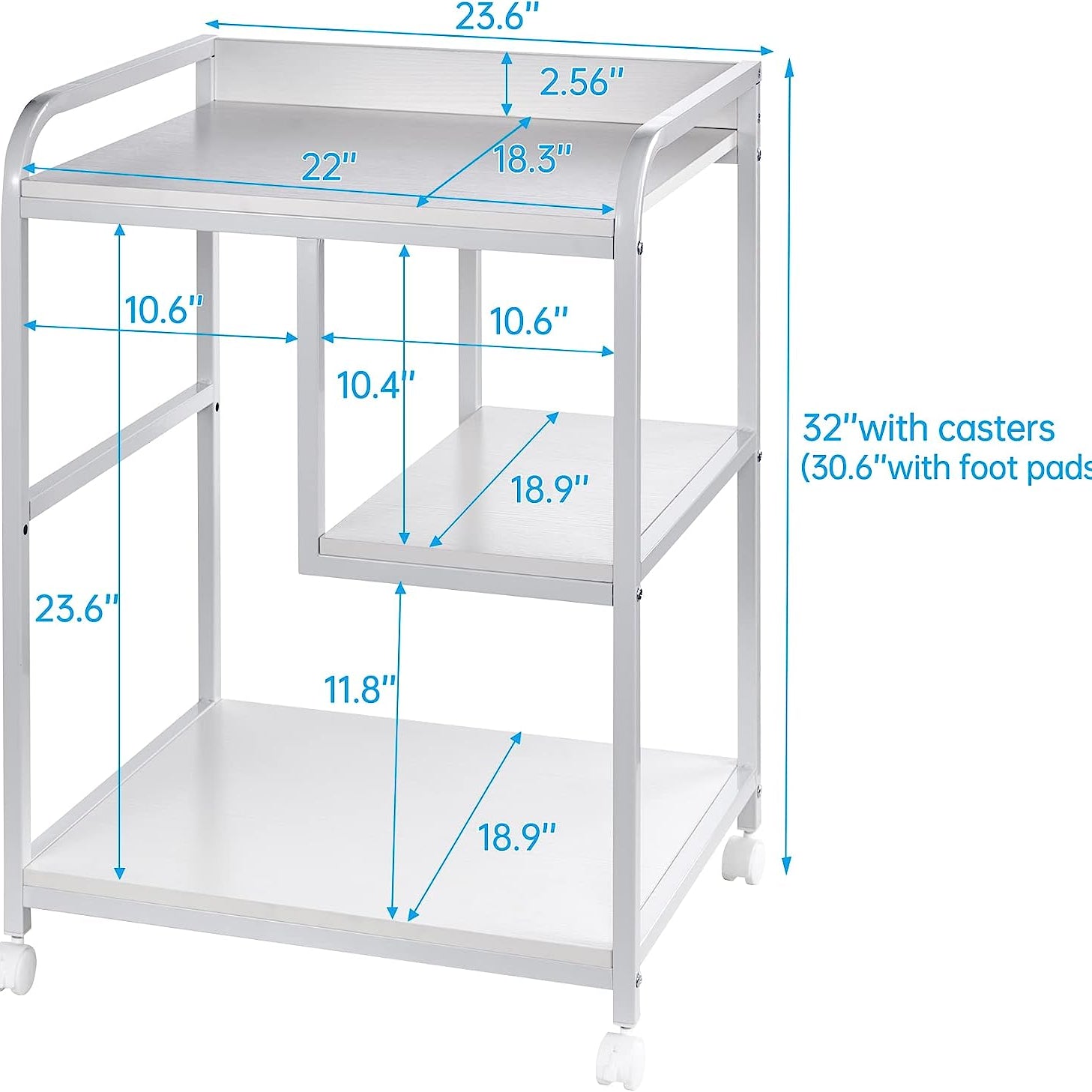 Fannova Rolling Printer Home Office Storage And Organization - waseeh.com