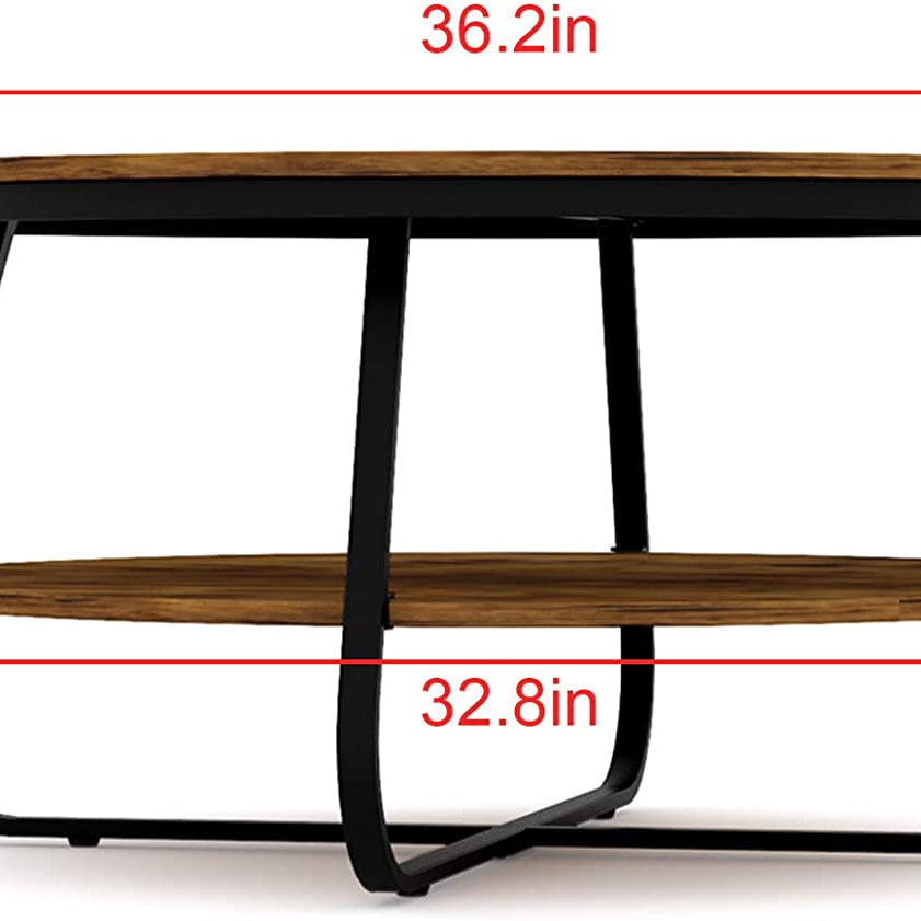 Bransford Cross Legs Living Drawing Room Coffee Center Table - waseeh.com