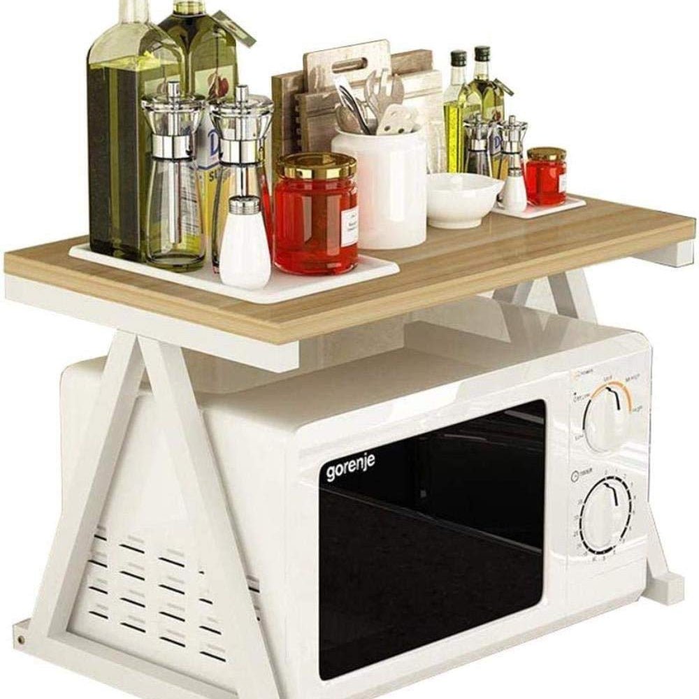 Vinziee Kitchen Microwave Spice Storage Organizer Rack - waseeh.com