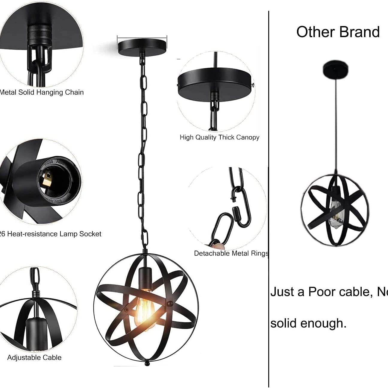 Licperron Pendant Ceiling Lamp Light - waseeh.com