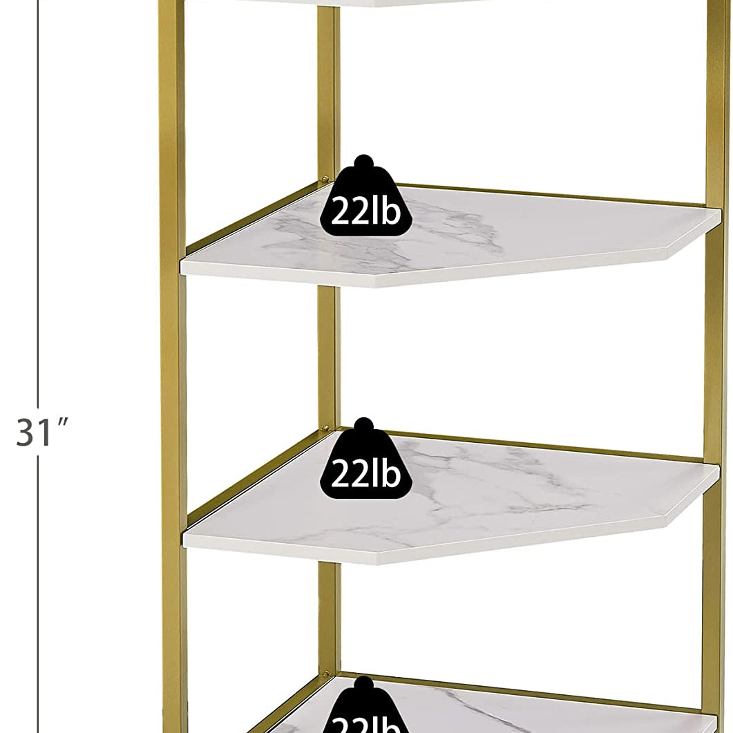 Banishe Corner Organizer Bookcase Storage Rack - waseeh.com