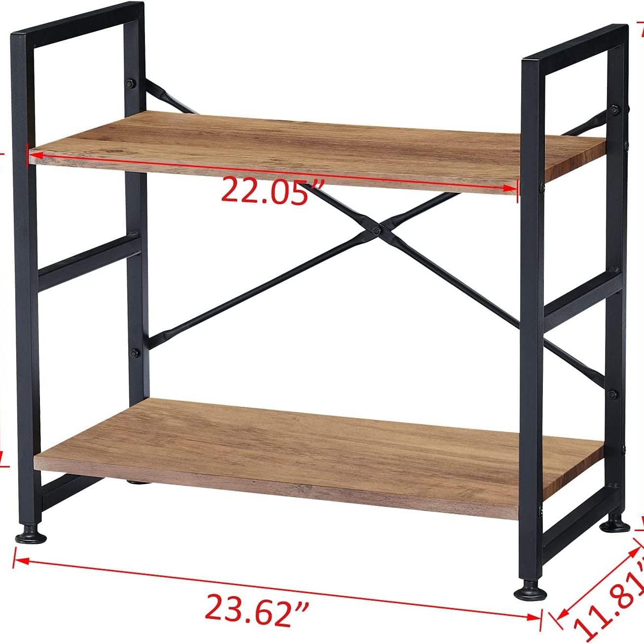 Curio Living Bedroom Bookcase Shelve Organizer Storage Rack - waseeh.com