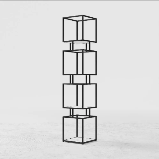 Cubic Tower Bookcase Organizer Rack Decor - waseeh.com