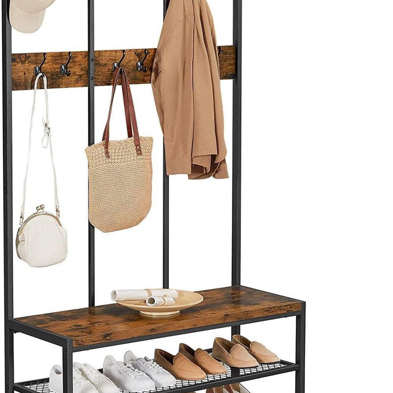 Gardero XL Cloth Shoe Coat Storage Organizer Rack - waseeh.com
