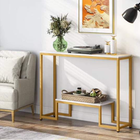 Concourse Lounge Living Room Entryway Organizer Console Table - waseeh.com