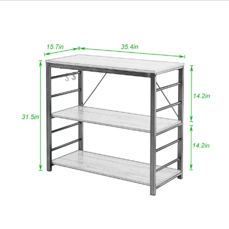 Amison Ralley Kitchen Baker's Rack - waseeh.com