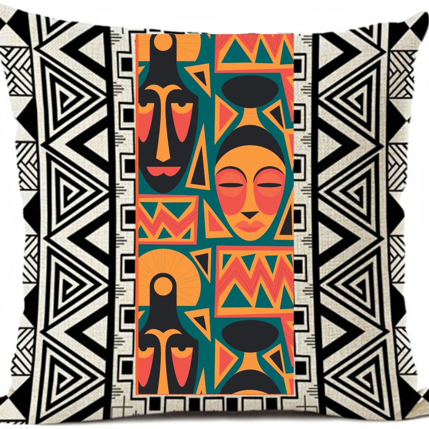 African Ethnic Cushion Covers Pack 4