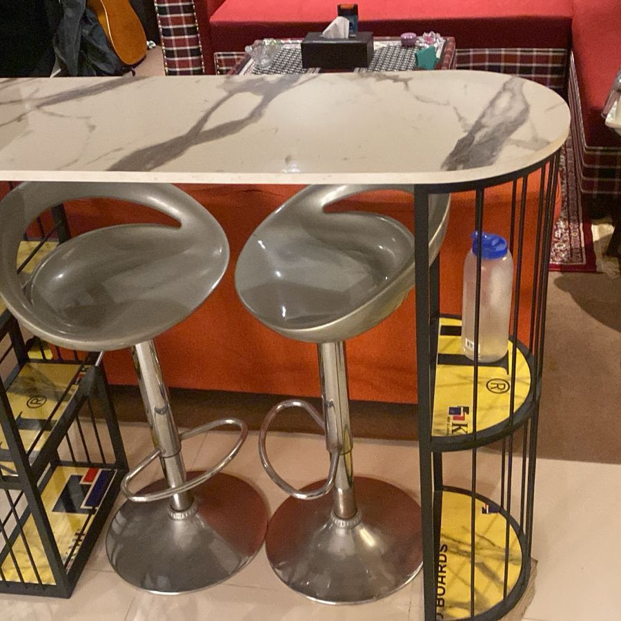 Modem Style Wood Height Dining Table