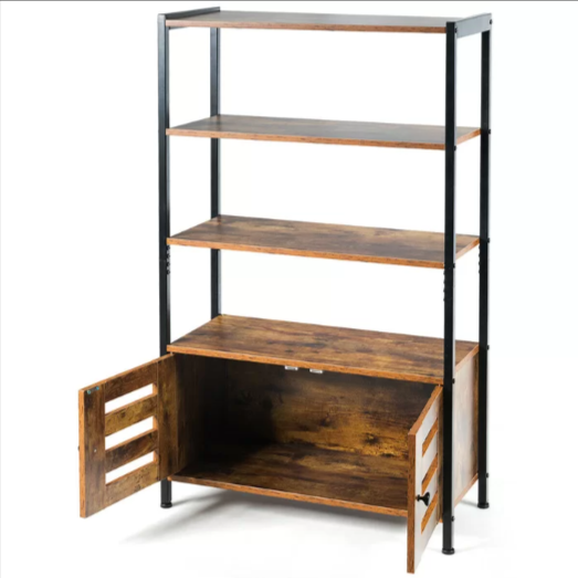 Summerhill Bookcase Shelve Storage Cabinet Organizer Rack - waseeh.com