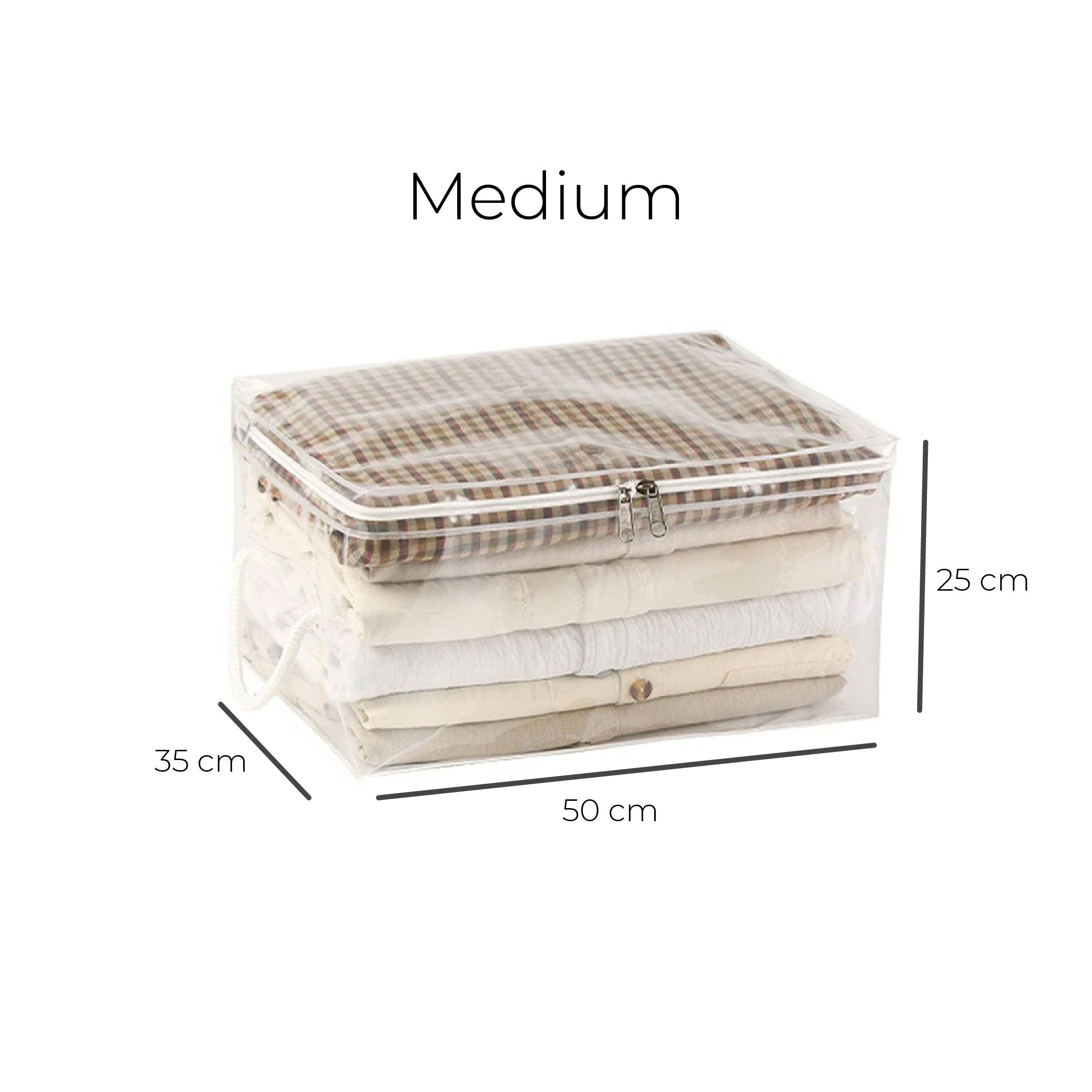 Container Storage Bag Transparent (Pack of 3)