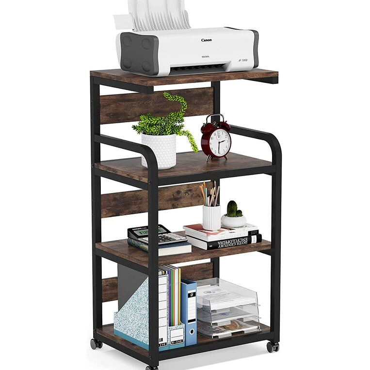 Alvaro Kitchen Moving Trolley Organizer Rack - waseeh.com