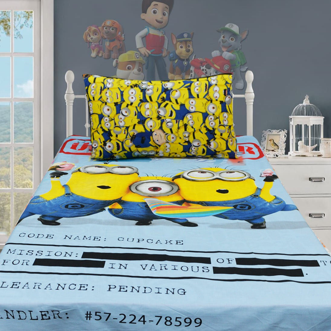 Kids Bed Sheet - Minions2