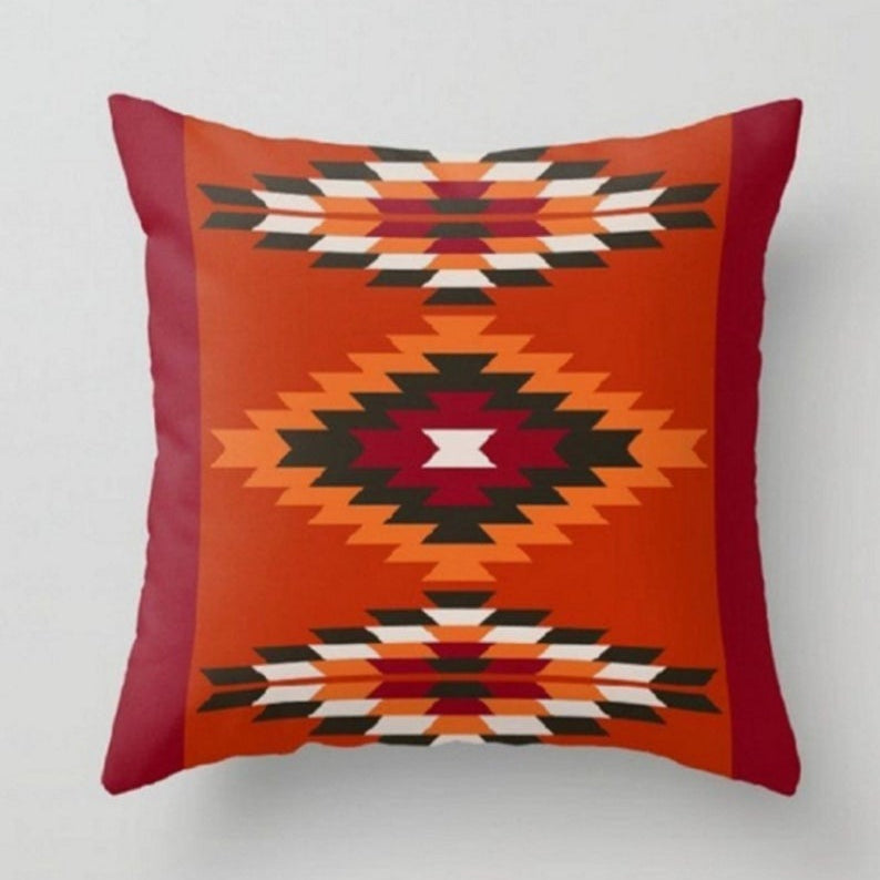 Terracotta Southwestern Cushion Covers Pack of 5