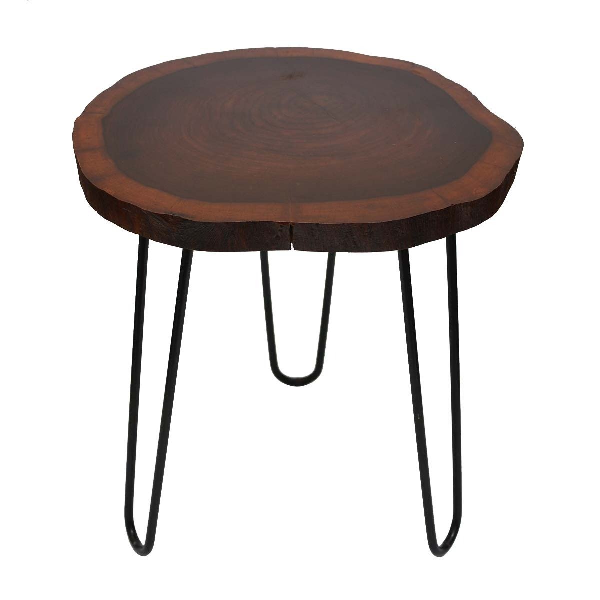 Billet Wooden Log Hairpin Table