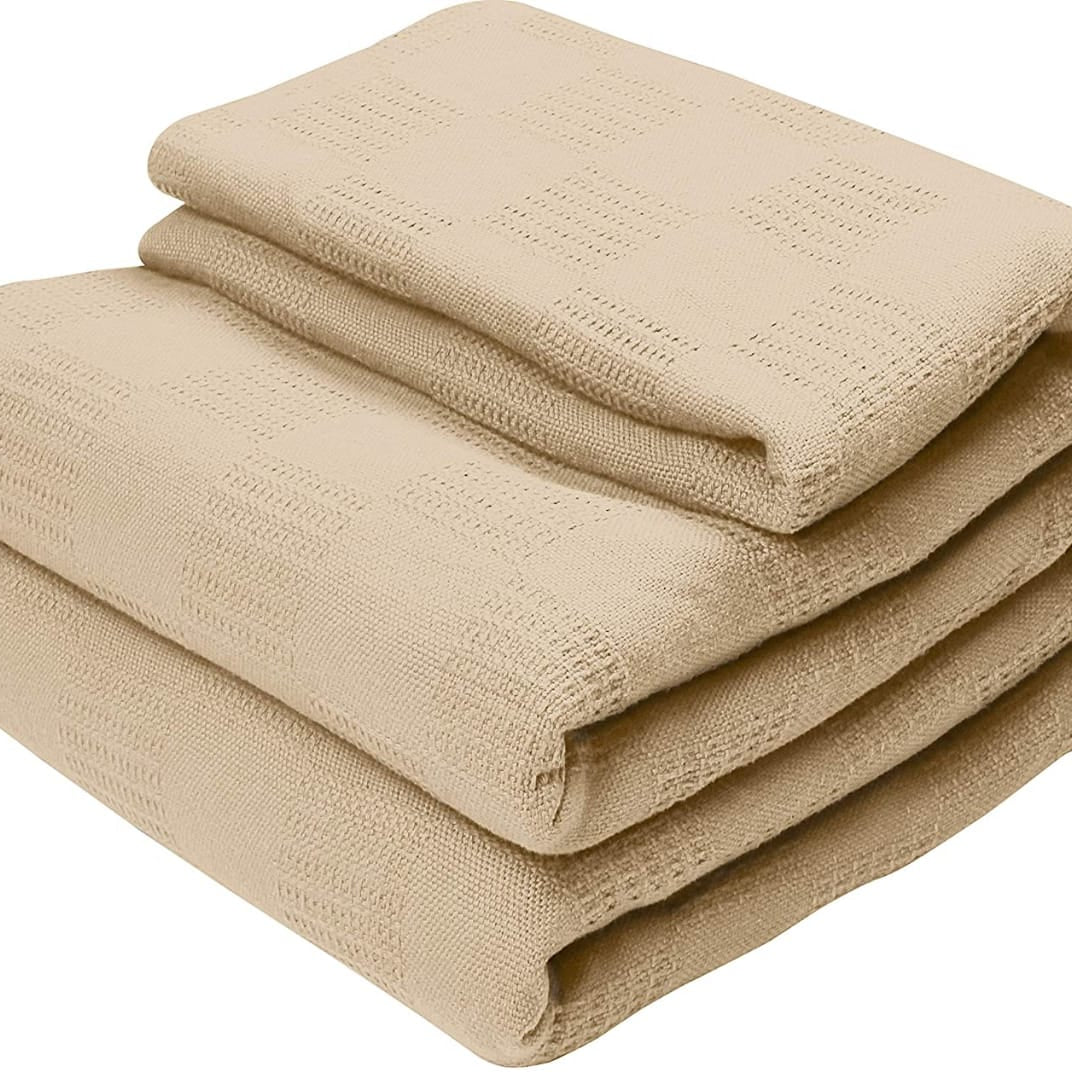 B Pair Washable Cotton Thermal Blanket - Throws