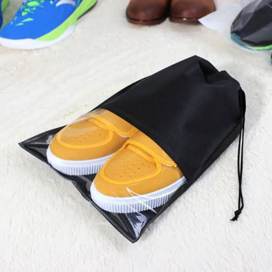 Dust-Proof Transparent Shoe Organizer – Pack of 5