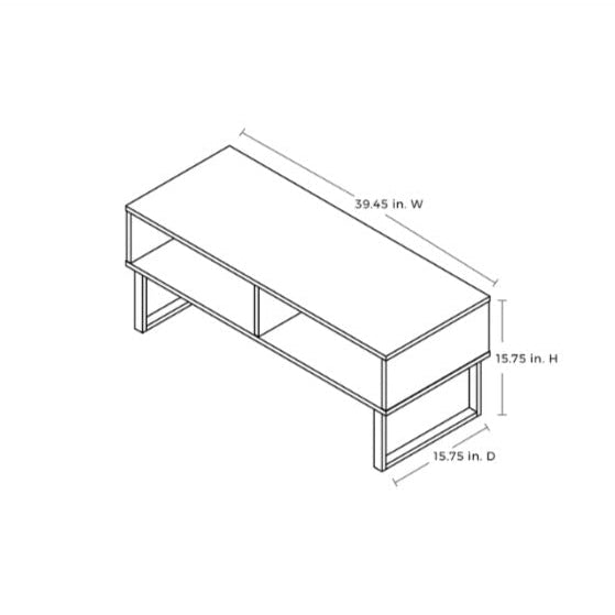 Larkie TV Console Storage Organizer Table Decor - waseeh.com