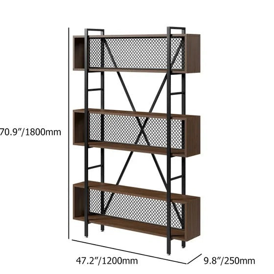 Mesh Etagere Lounge Living Room Bookcase Organizer Storage Rack - waseeh.com