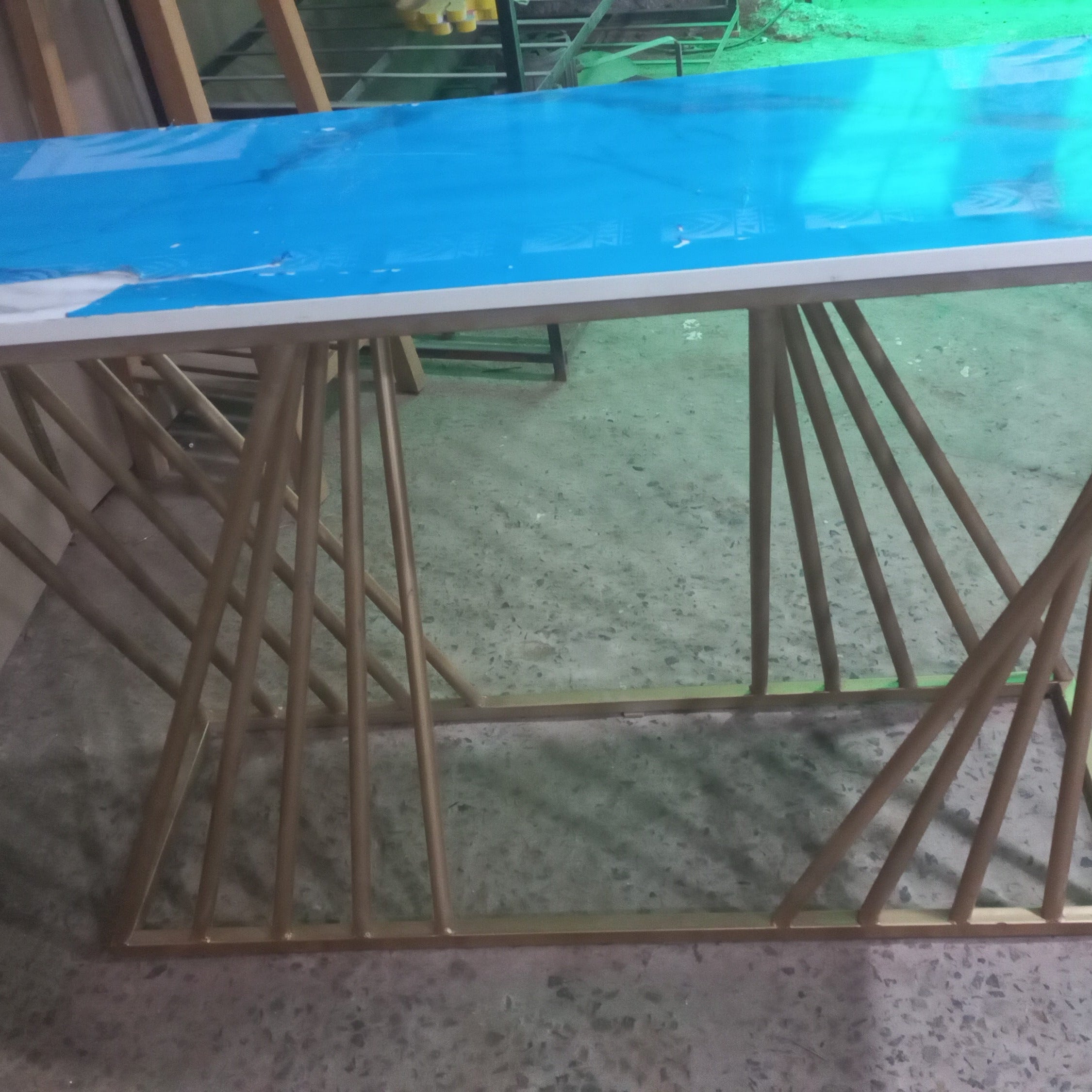 Luxury Villow Entryway Lounge Living Room Console Table - waseeh.com