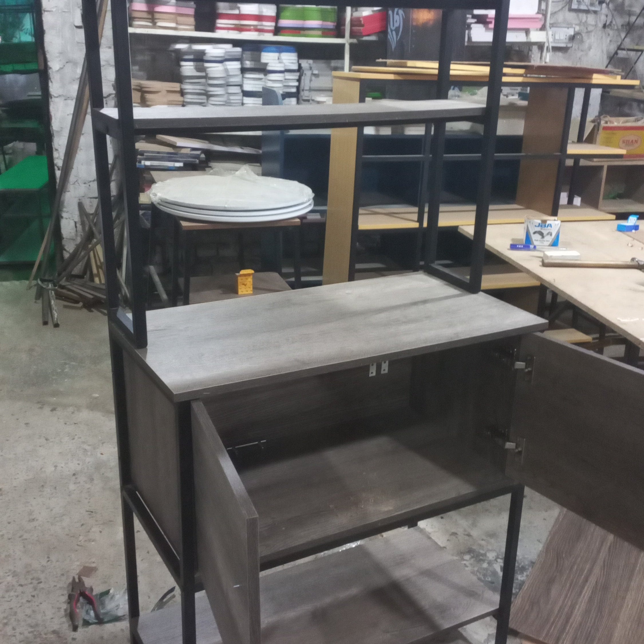 Coop Hutch Spice Oven Organizer Storage Bakers Kitchen Rack - waseeh.com