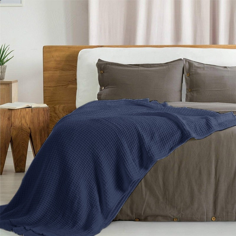 Cotton Waffle Thermal Blanket