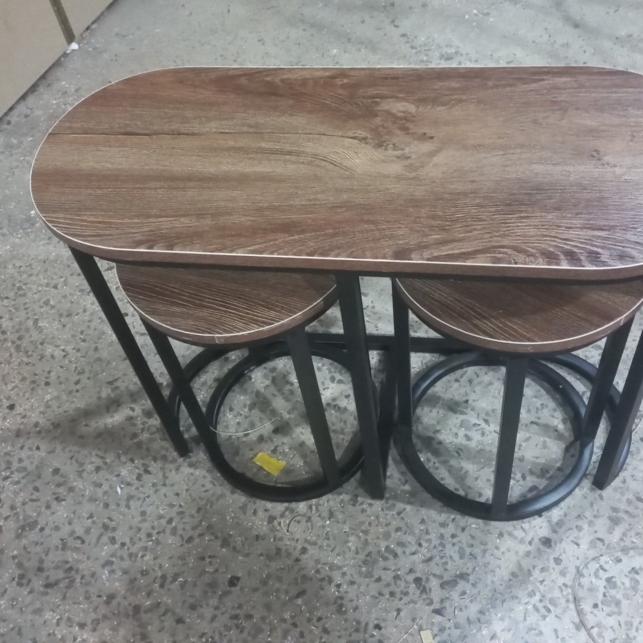 Round Nesting Living Lounge Bedroom Side Tables (Set of 3) - waseeh.com