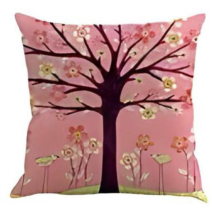 Vintage Flower Tree Cushion Cover Pack of 6
