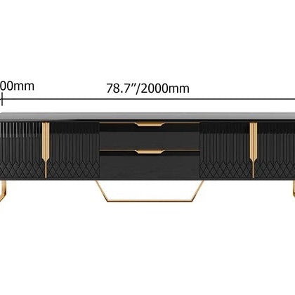 Aro Modern Media LED TV Stand Lounge Console with 2 Drawers - Special