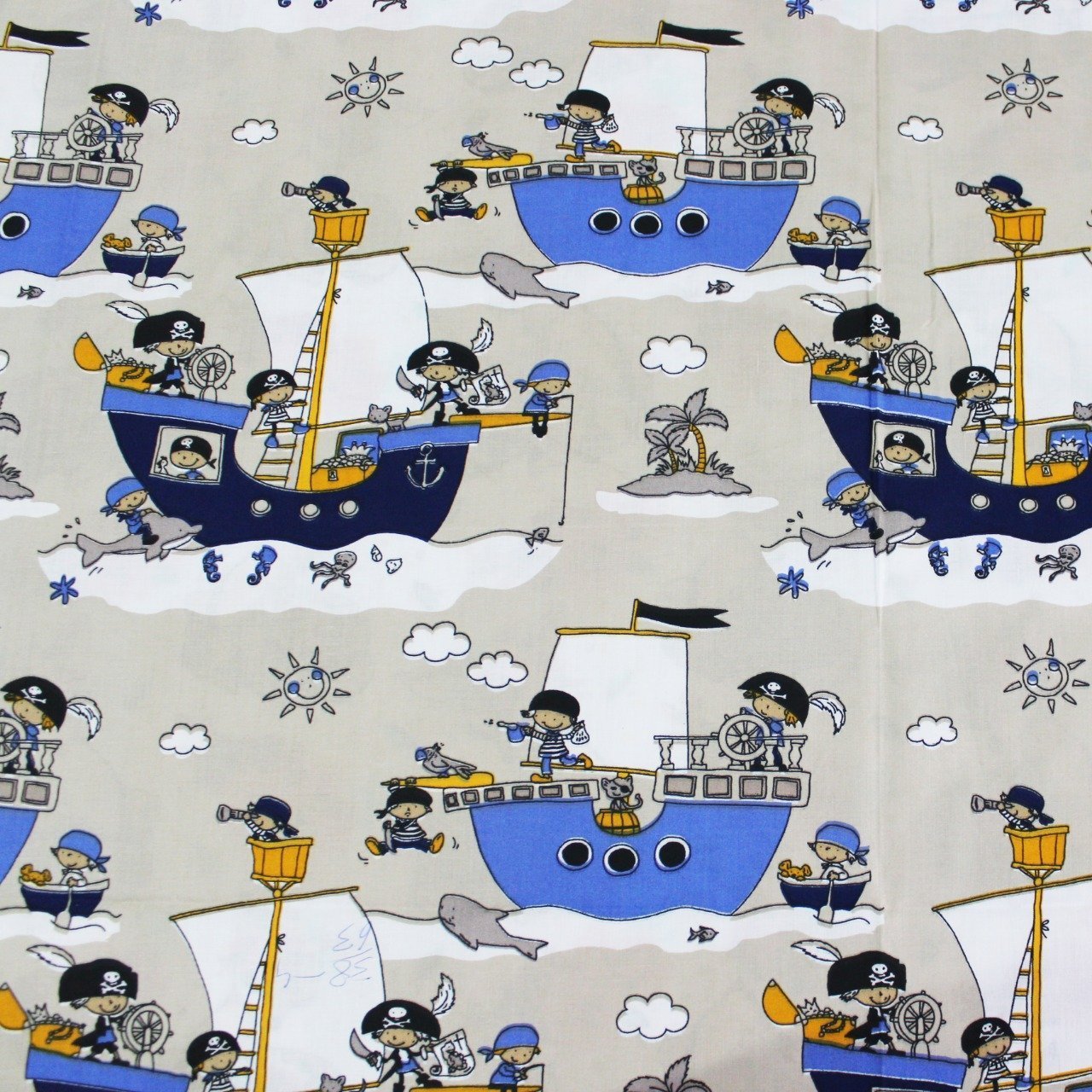 Single Kids Bed Sheet - Boats